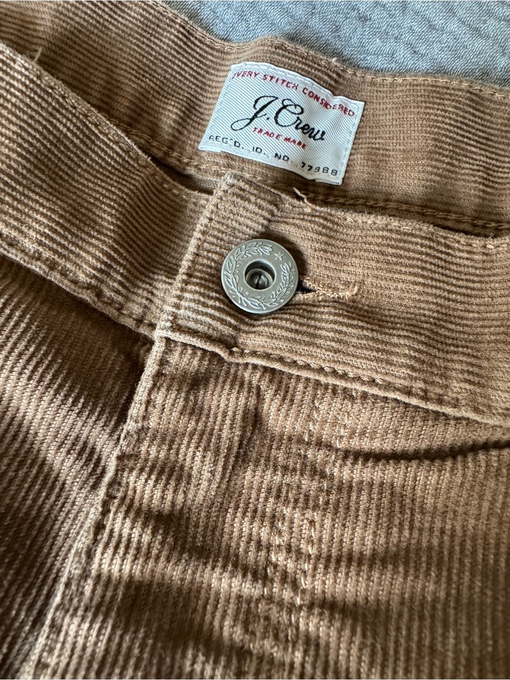 J. Crew Tan Corduroy Pants - Picture 2 of 6